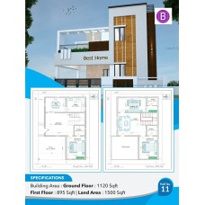 3BHK Duplex Villa @ Veerapandi Pirivu, MTP Road